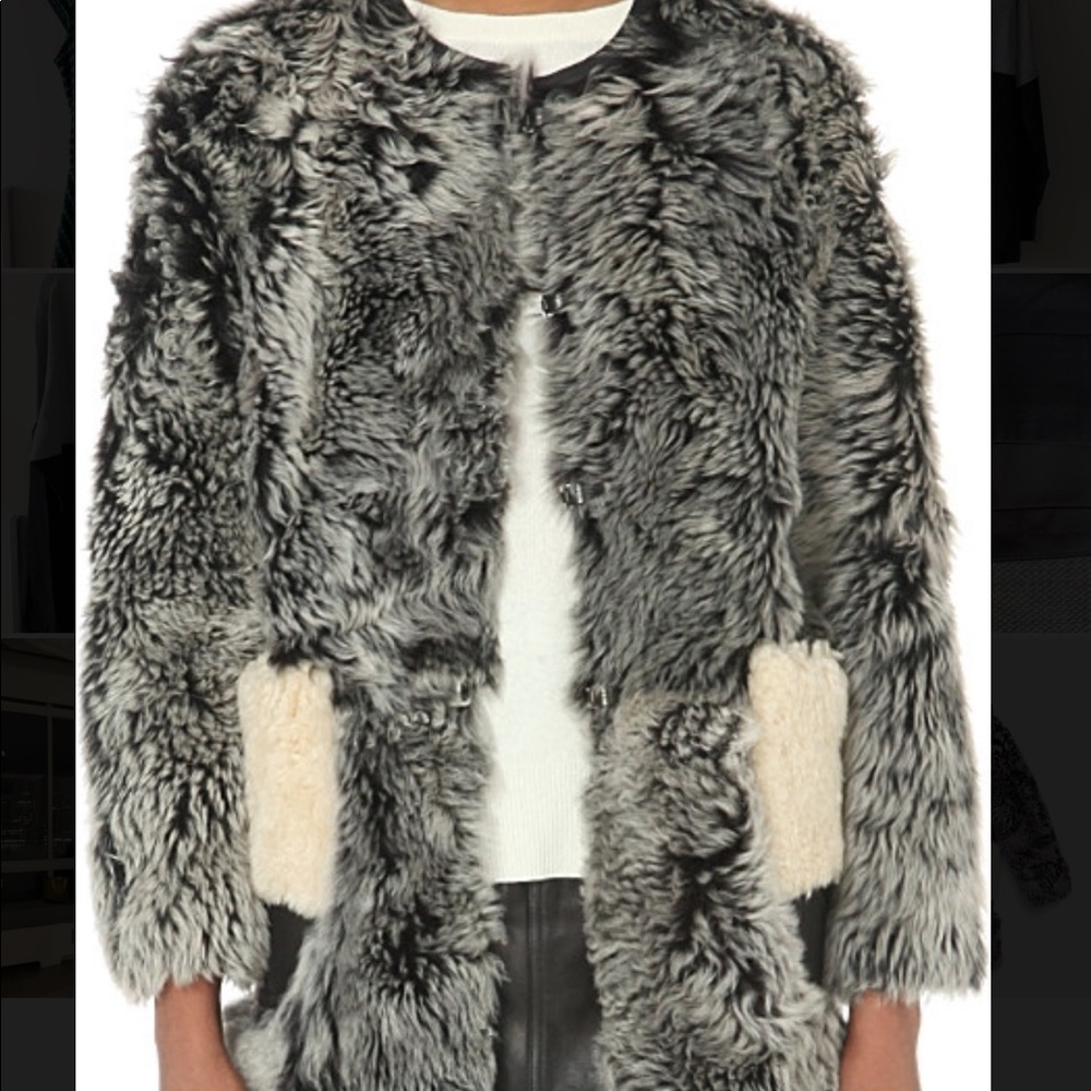 Coach Shearling Coat - Picture 2 of 5